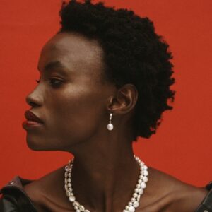Pretty Lady Pearl Earrings | Silver by Lullu, real pearl jewellery, South Africa